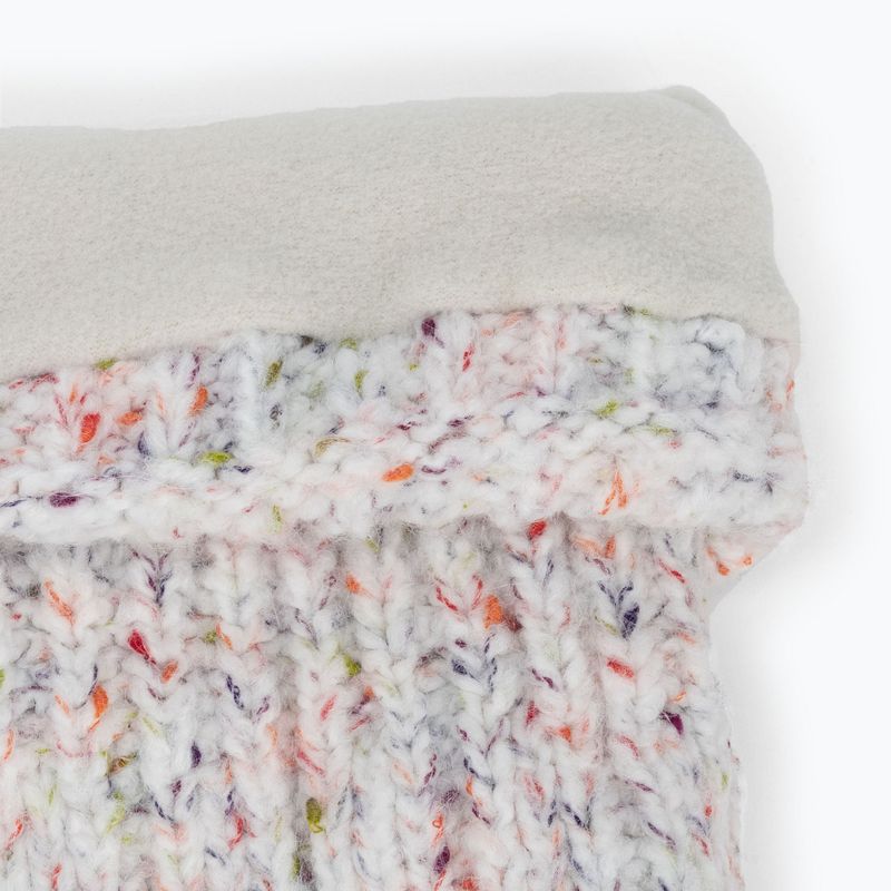 BUFF Passamontagna in maglia e pile Kim bianco 4