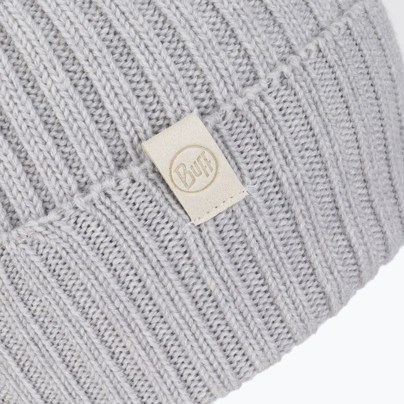 BUFF Berretto invernale Norval in maglia grigio chiaro 3