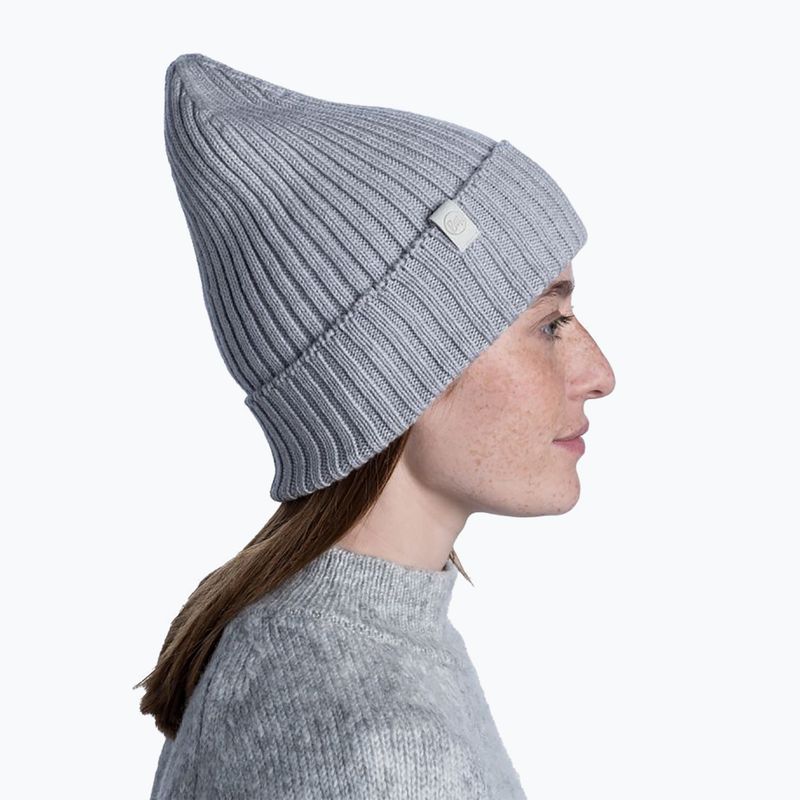 BUFF Berretto invernale Norval in maglia grigio chiaro 6