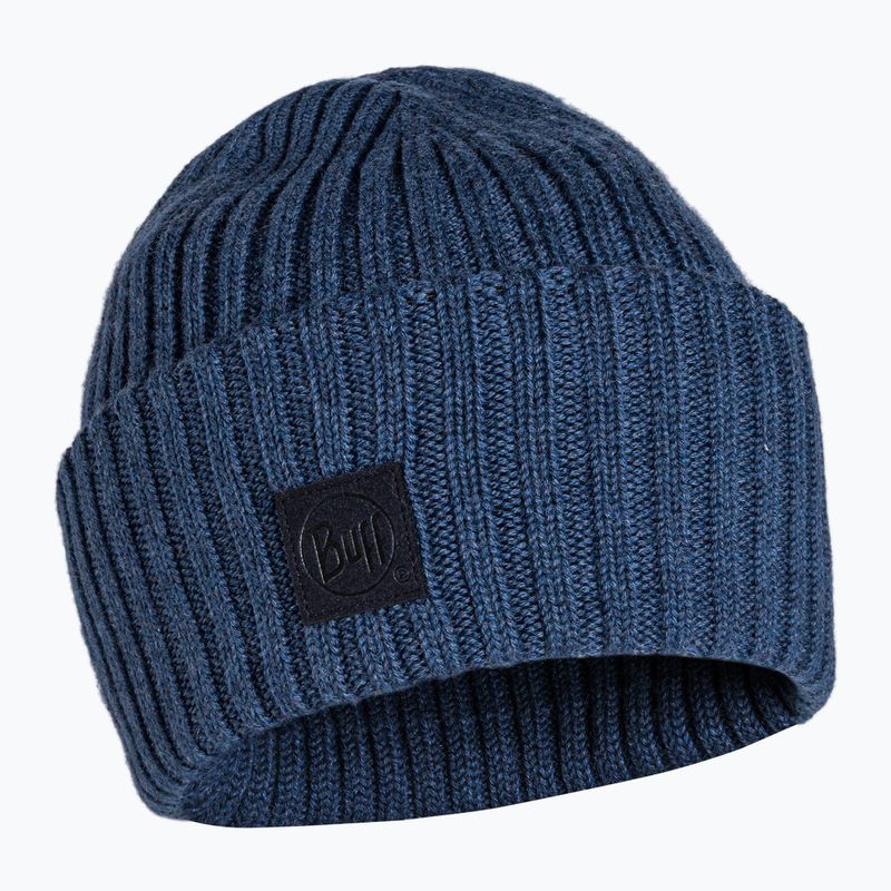 BUFF Berretto invernale in lana merino Ervin denim