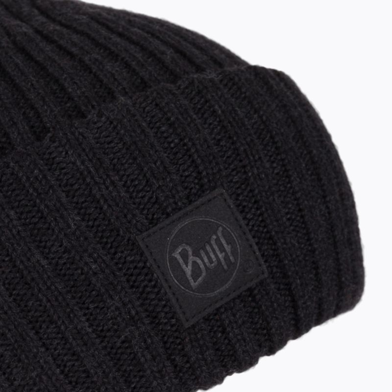 Berretto invernale BUFF in lana merino Ervin grafite 3