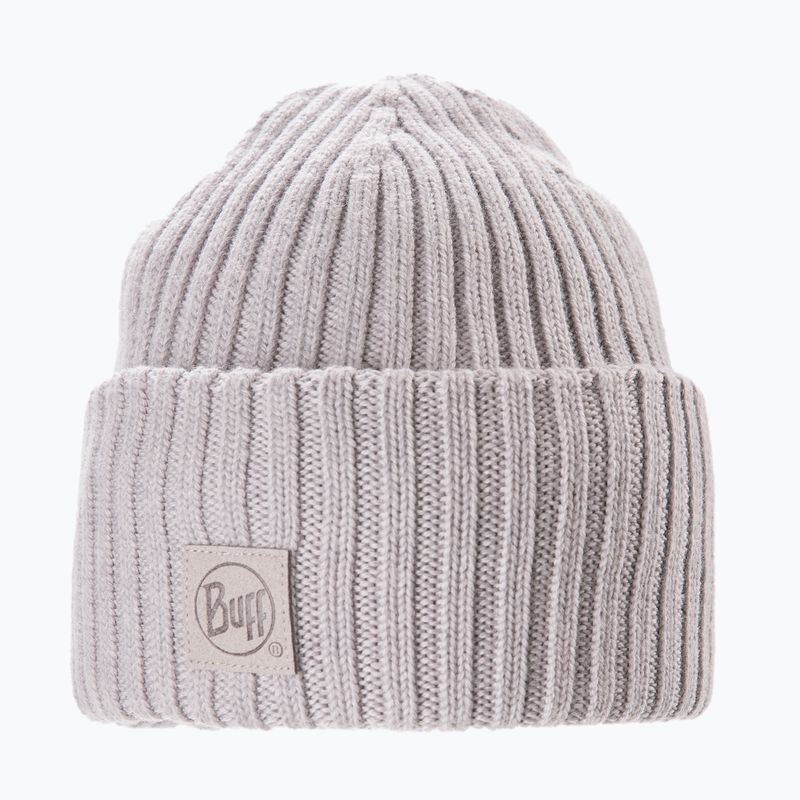 BUFF Berretto invernale Ervin in lana merino grigio chiaro 2