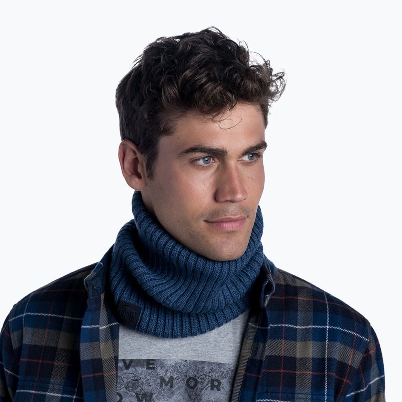BUFF Snood in denim Norval lavorato a maglia 5