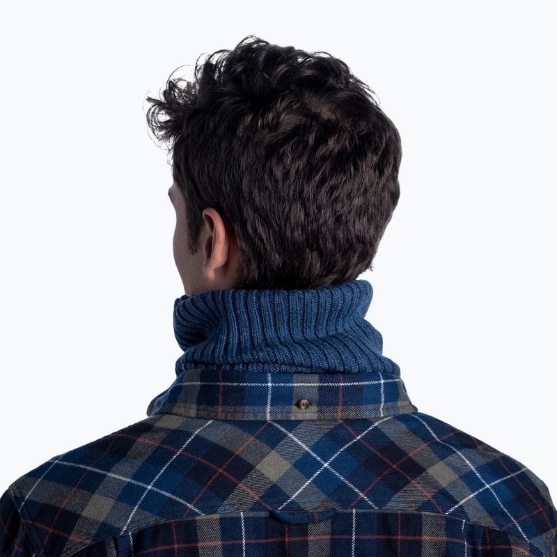 BUFF Snood in denim Norval lavorato a maglia 7