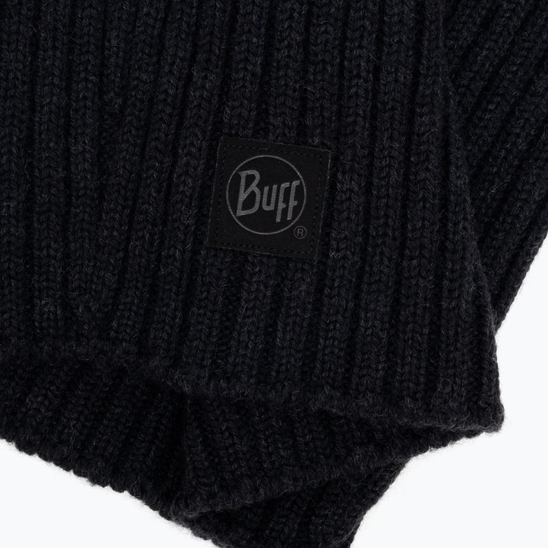 BUFF Passamontagna in maglia Norval graphite snood 3