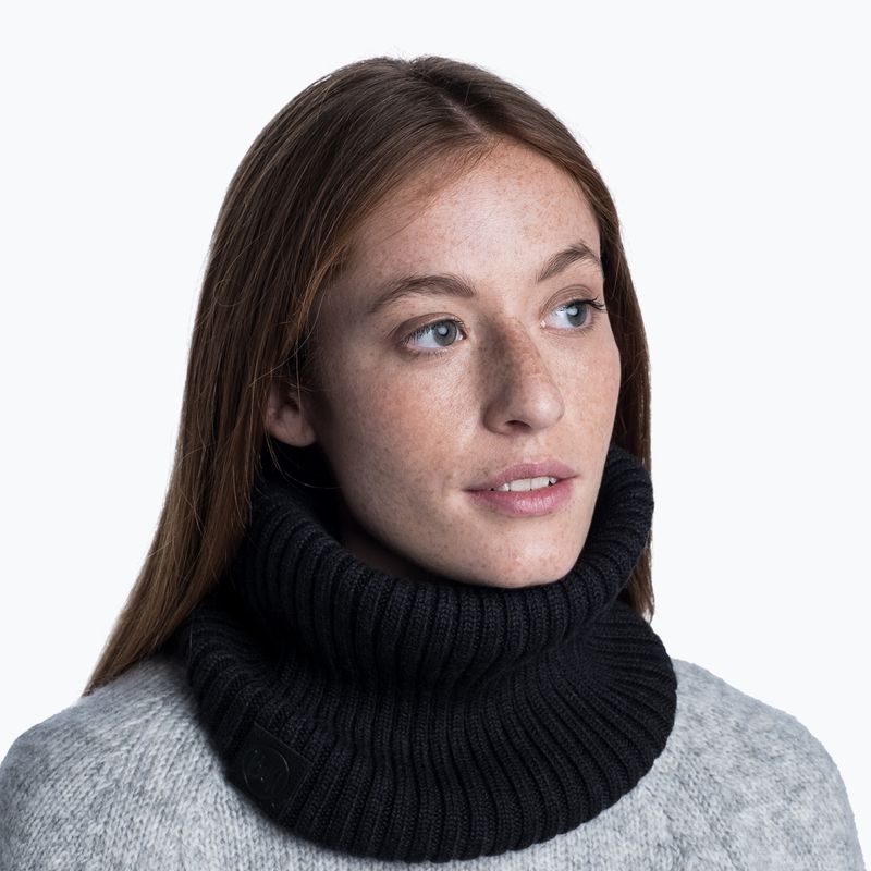 BUFF Passamontagna in maglia Norval graphite snood 5