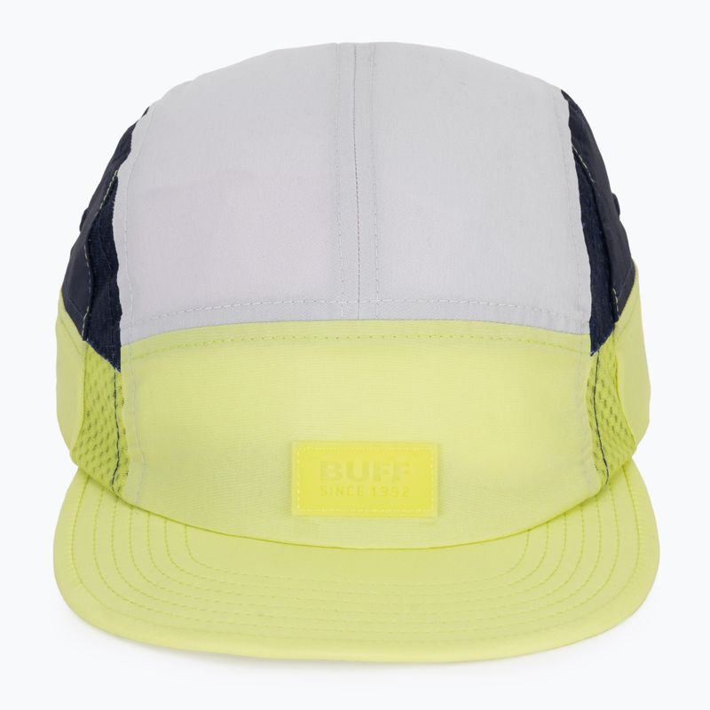 Cappellino con visiera BUFF 5 Panel Go domus lime 2