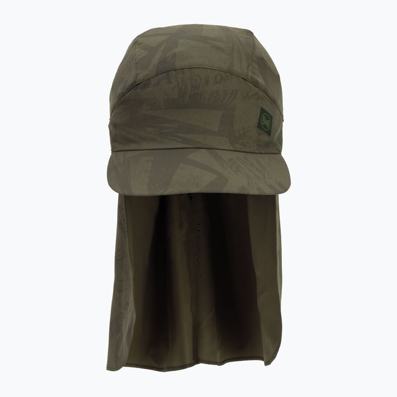 Cappellino con visiera BUFF Pack Sahara acai khaki 2
