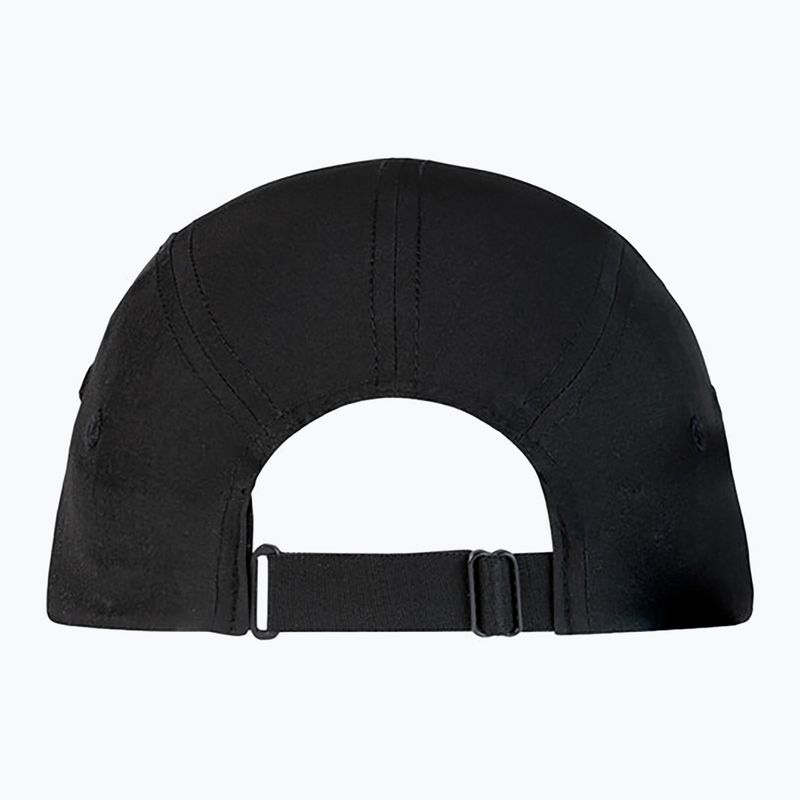 Cappellino con visiera BUFF 5 Panel Go solid black 2