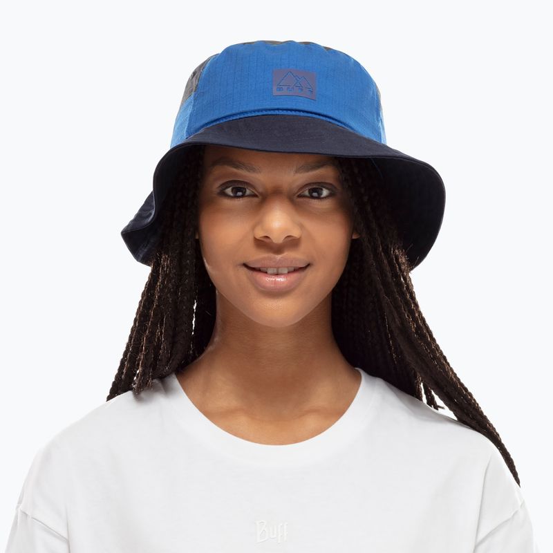 BUFF Sun Bucket Cappello da escursionismo Gancio blu 5