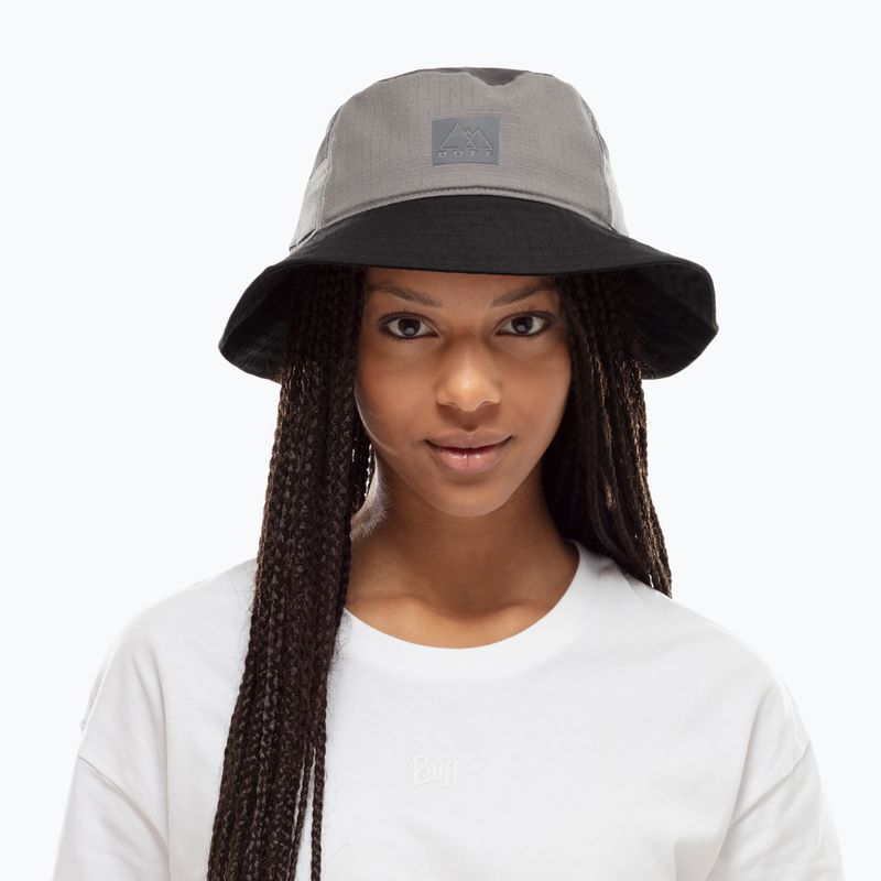 BUFF Sun Bucket Cappello da escursionismo Gancio grigio 4