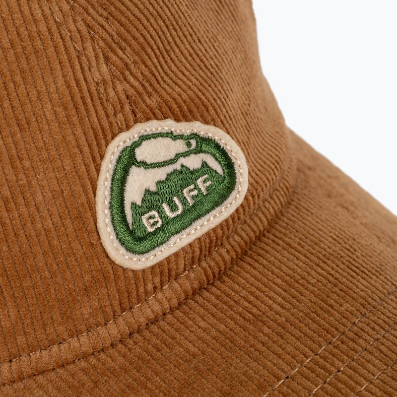 Cappello da baseball BUFF tinta unita ocra 3