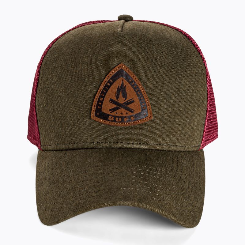 Berretto da baseball BUFF Trucker Lowney kaki 4