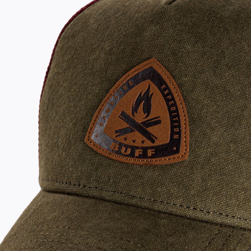 Berretto da baseball BUFF Trucker Lowney kaki 5