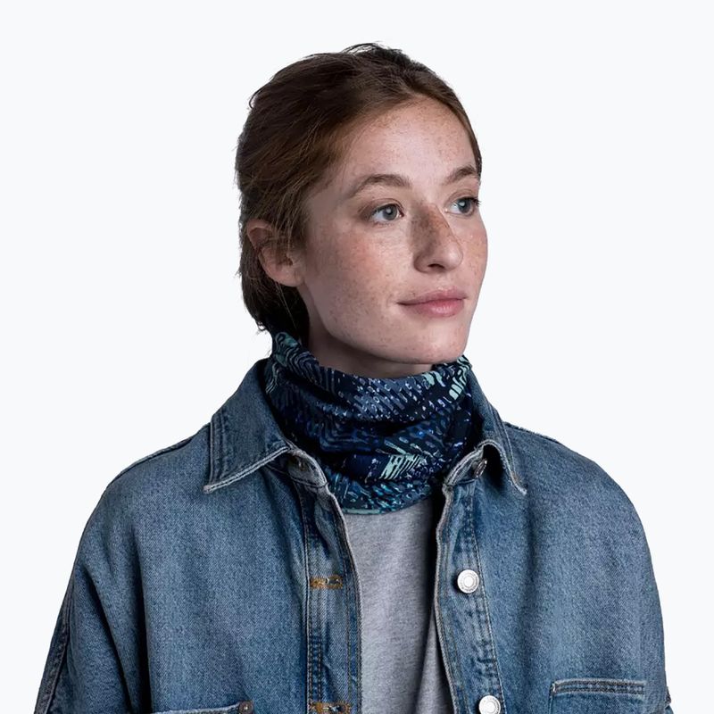 Imbragatura multifunzionale BUFF Original Ecostretch mime blue 5