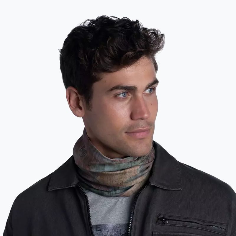 BUFF Imbragatura multifunzionale Thermonet verde bosky 5