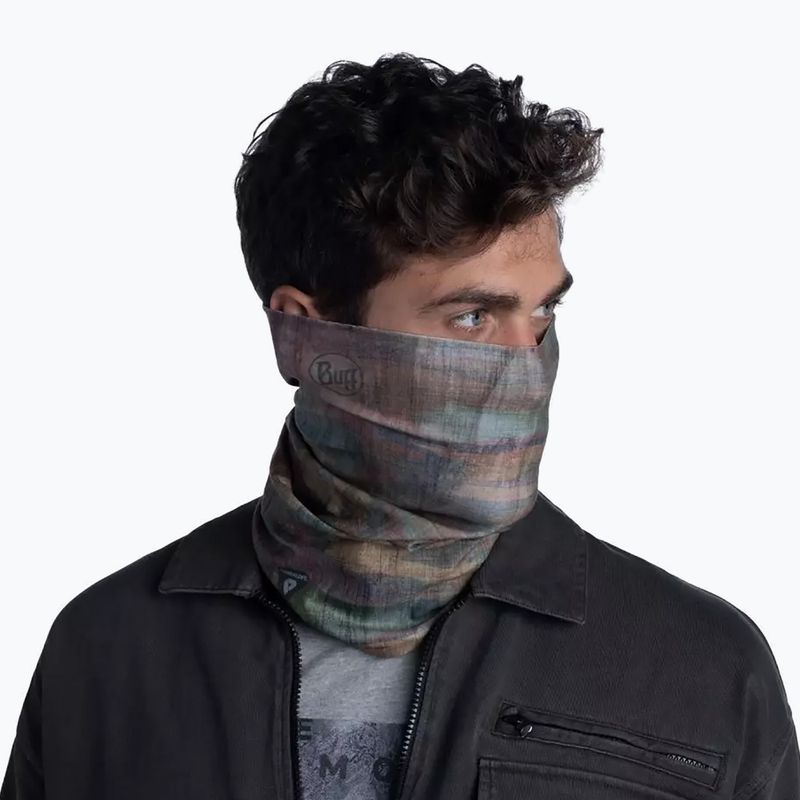 BUFF Imbragatura multifunzionale Thermonet verde bosky 6