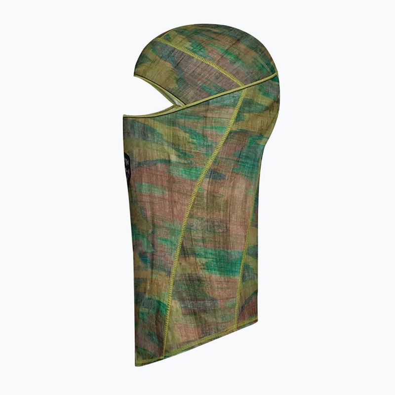BUFF Passamontagna Thermonet con cerniera verde muschio