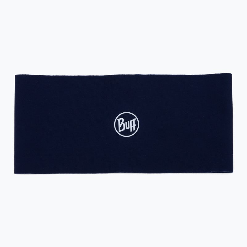 BUFF Tech Fleece fascia per capelli blu solido 2