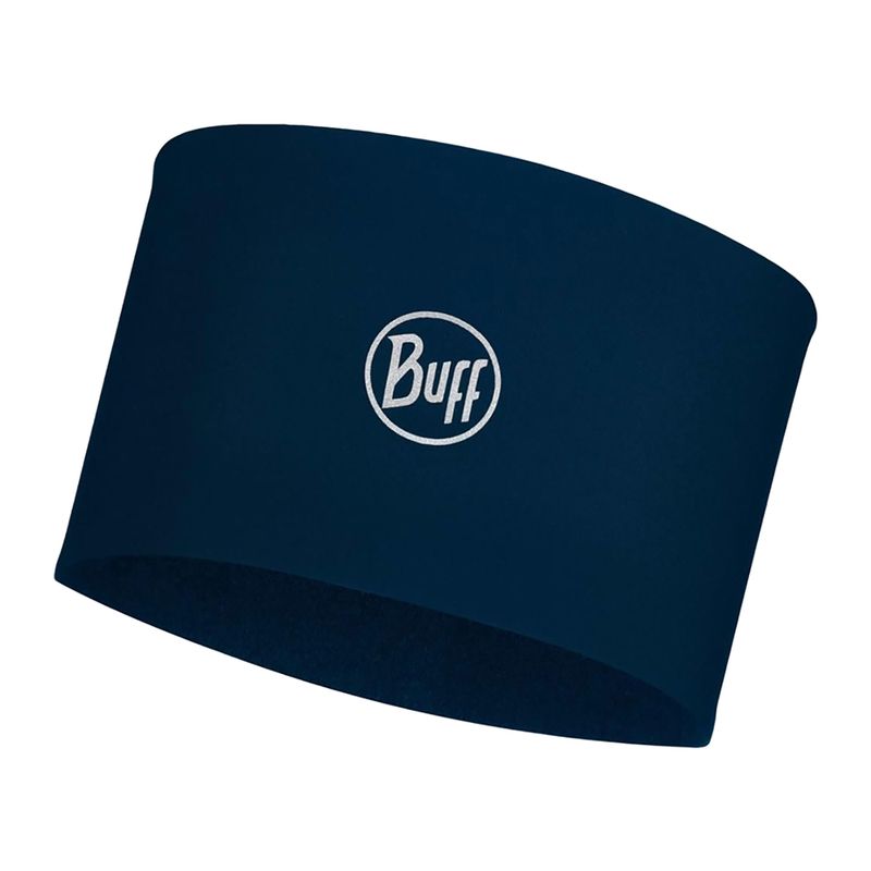 BUFF Tech Fleece fascia per capelli blu solido 4