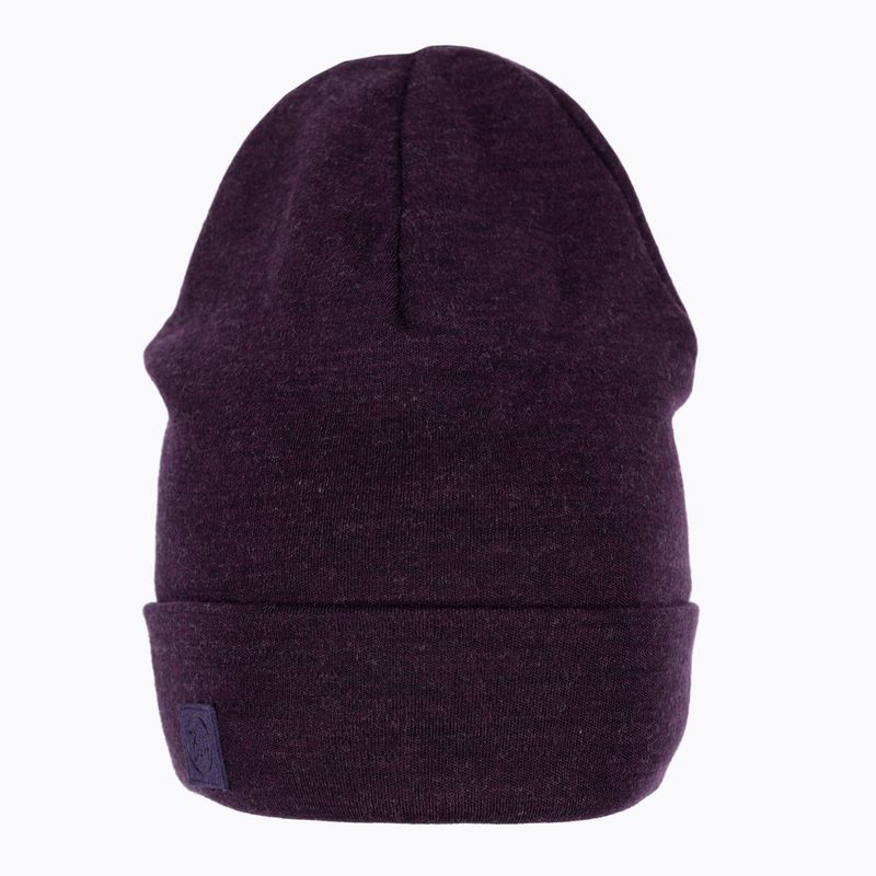BUFF Berretto invernale pesante in lana merino viola intenso 2