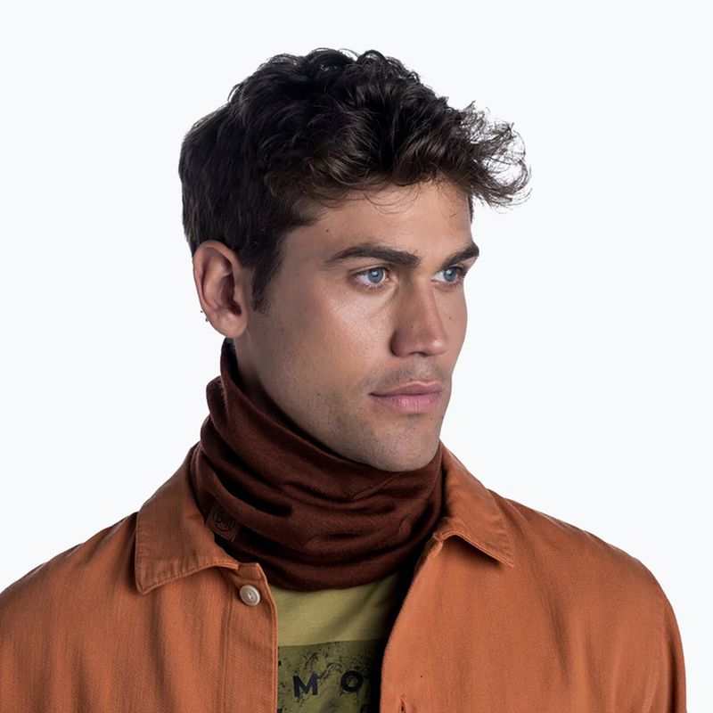 BUFF Snod in lana merino pesante sienna 6
