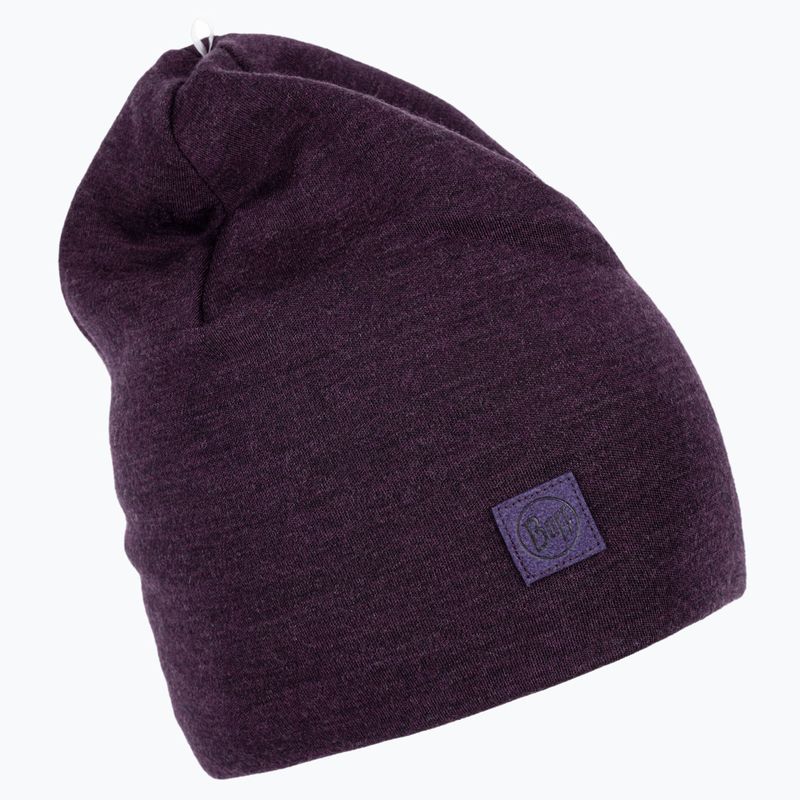 BUFF Berretto invernale pesante in lana merino viola