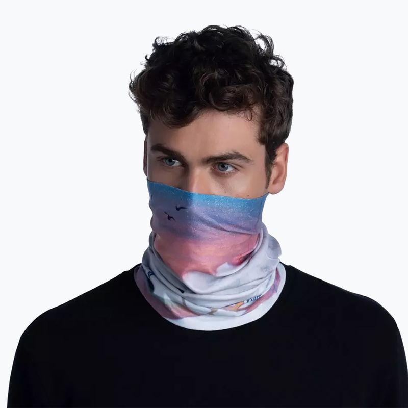 BUFF Imbragatura multifunzionale Thermonet oceano bianco 5
