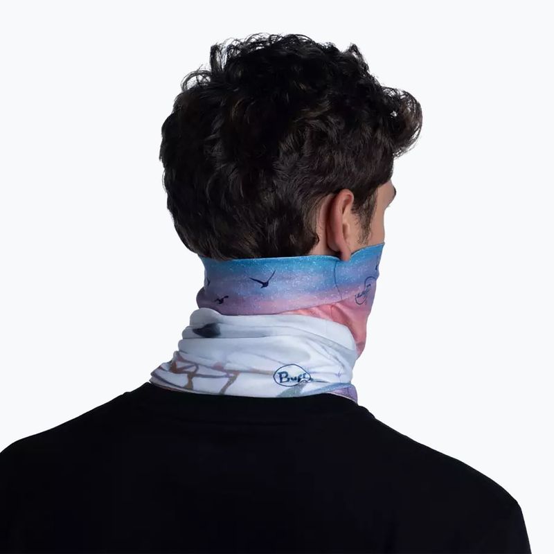 BUFF Imbragatura multifunzionale Thermonet oceano bianco 7