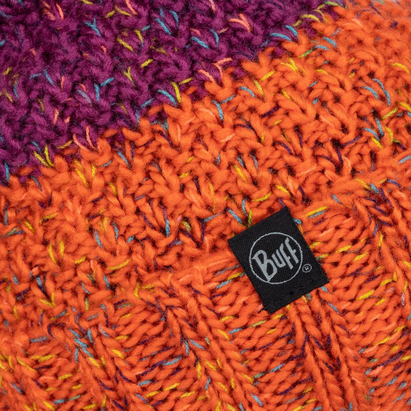 BUFF Berretto invernale in maglia e pile Janna fucsia 3