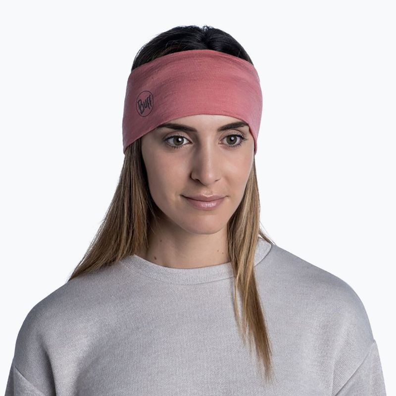 BUFF Fascia per capelli in lana merino di peso medio e melange di palissandro 5