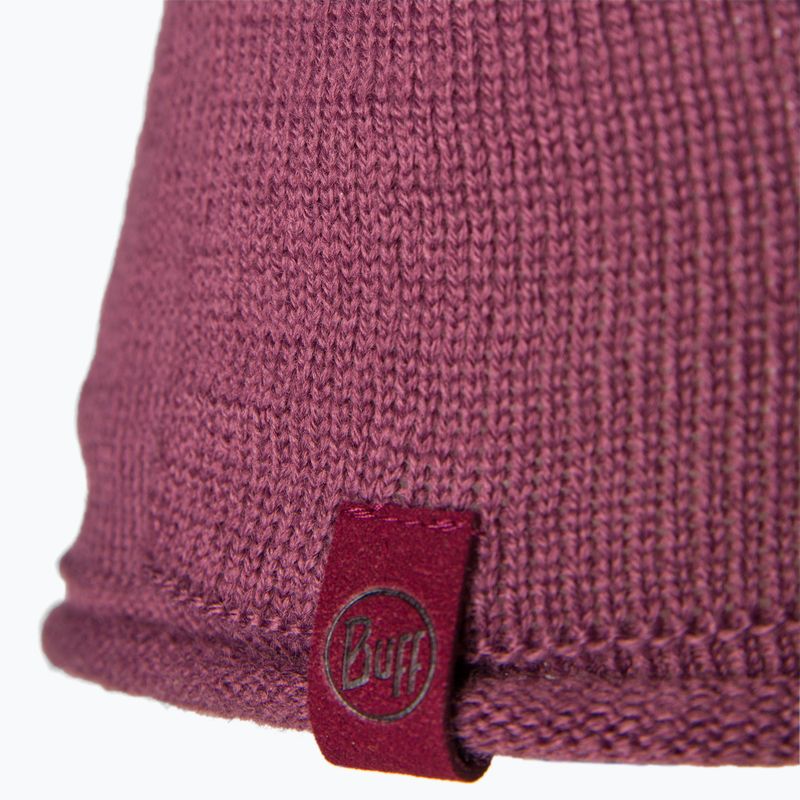 BUFF Berretto invernale in maglia Lekey rosé 3