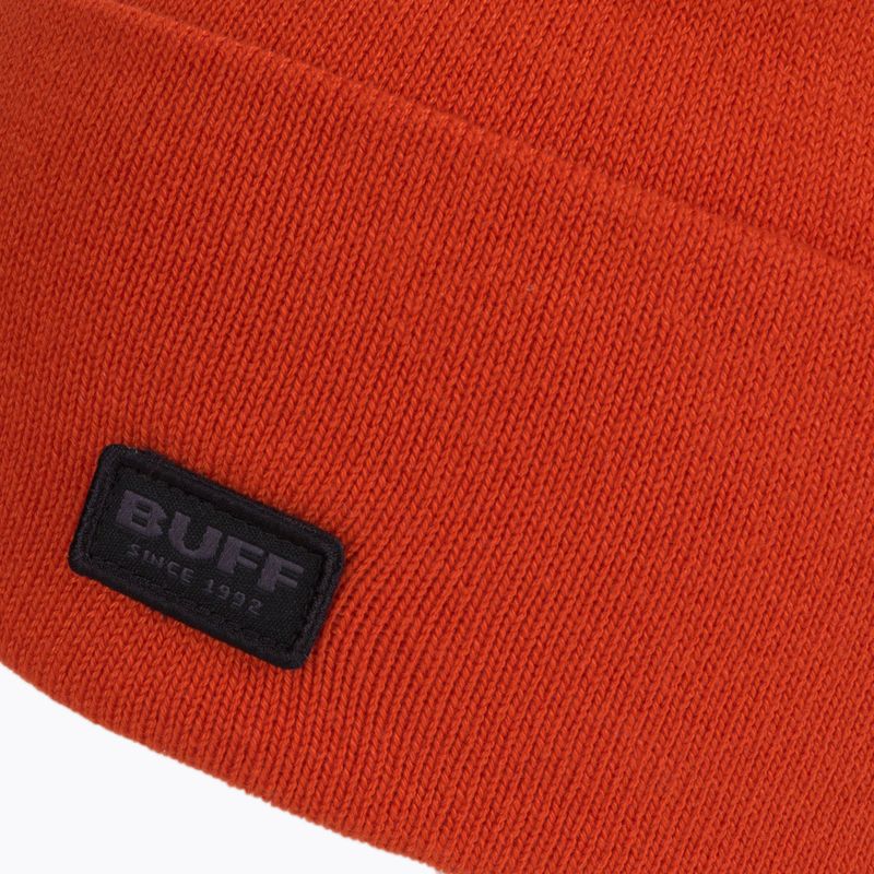 BUFF Berretto invernale Niels in maglia color mandarino 3