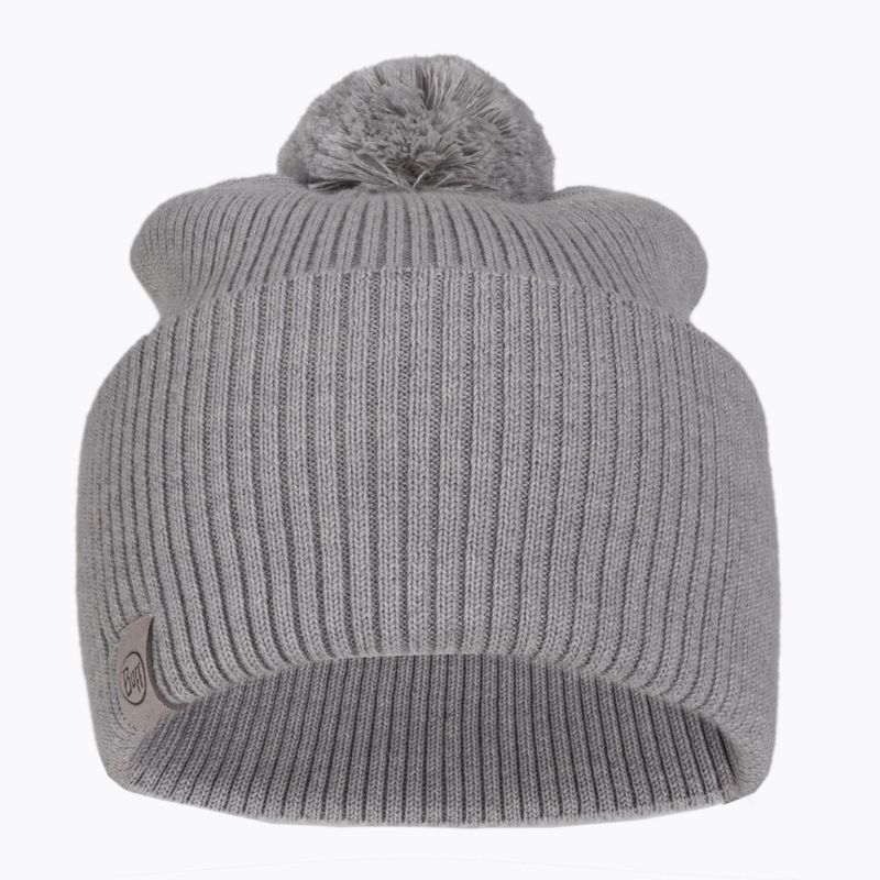 BUFF Berretto invernale in maglia Merino Tim grigio chiaro 2