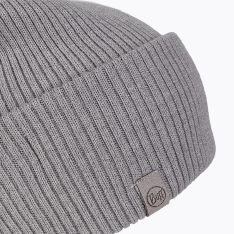 BUFF Berretto invernale in maglia Merino Tim grigio chiaro 3
