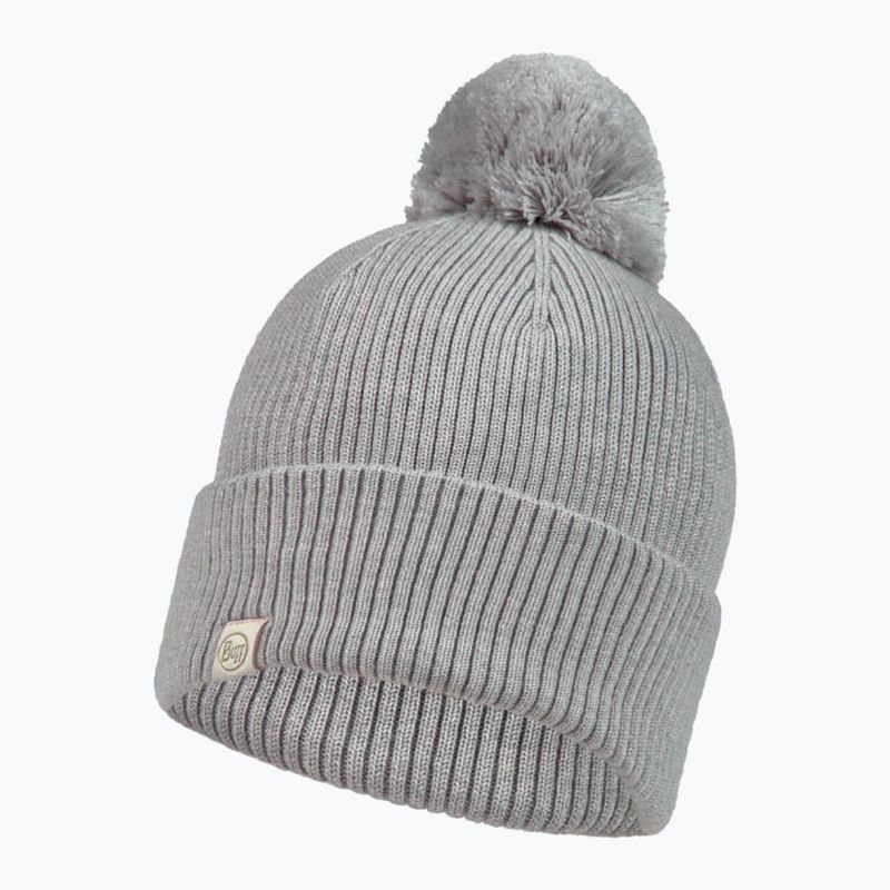 BUFF Berretto invernale in maglia Merino Tim grigio chiaro 5