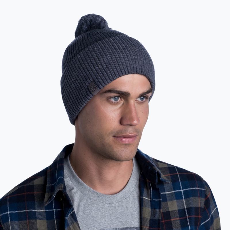 BUFF Berretto invernale in maglia Merino Tim grigio 6