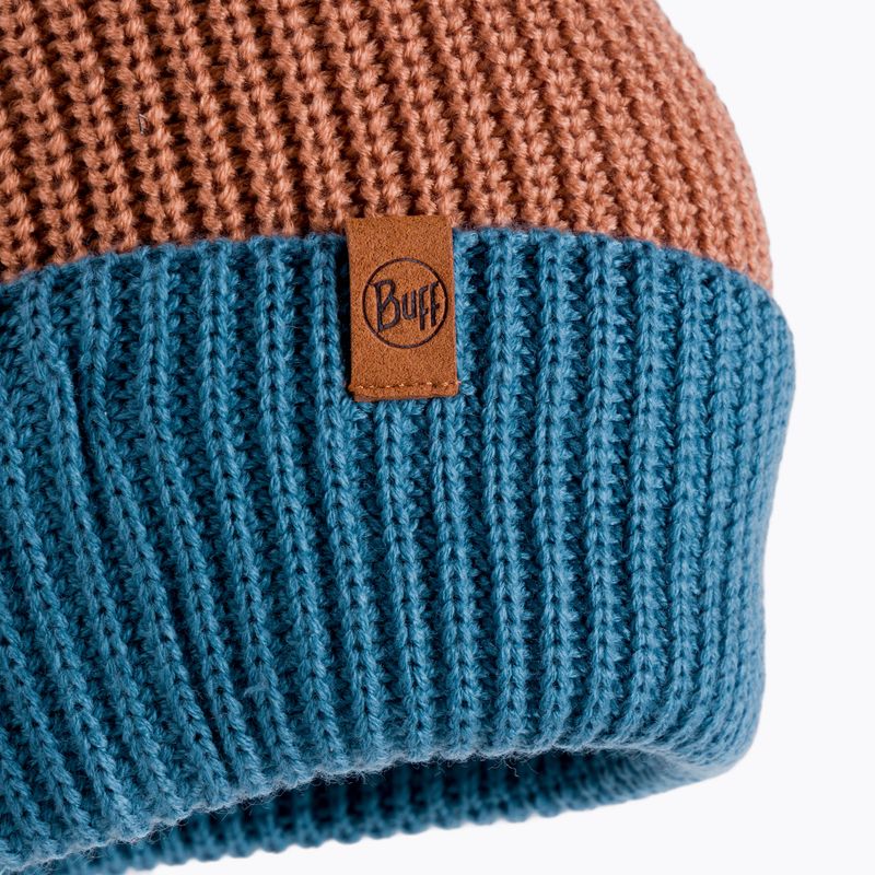 BUFF Berretto invernale in maglia Elon blu polvere 3