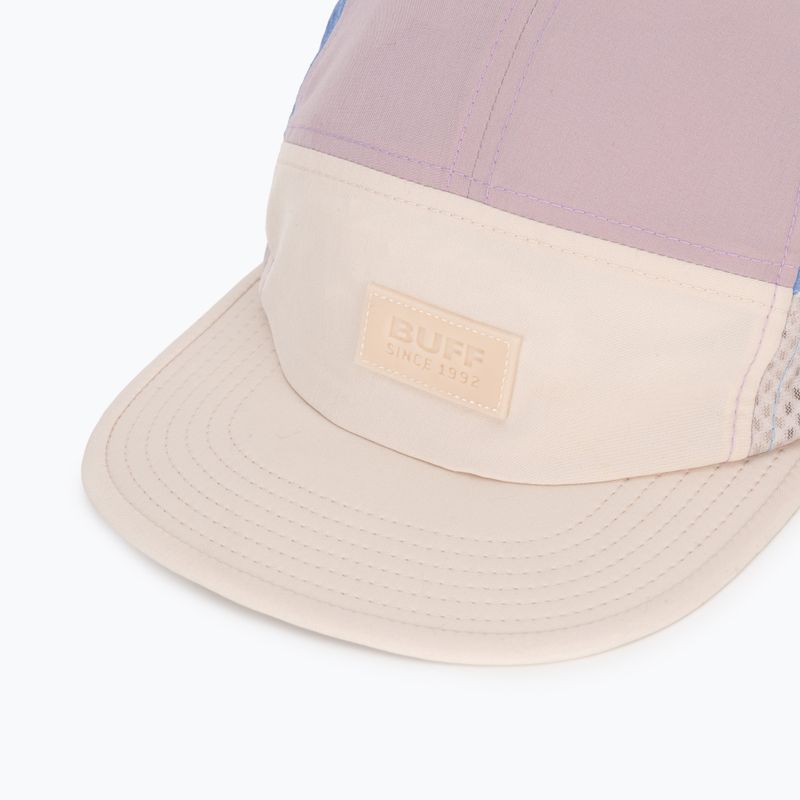Cappellino con visiera BUFF 5 Panel Go domus rose 3