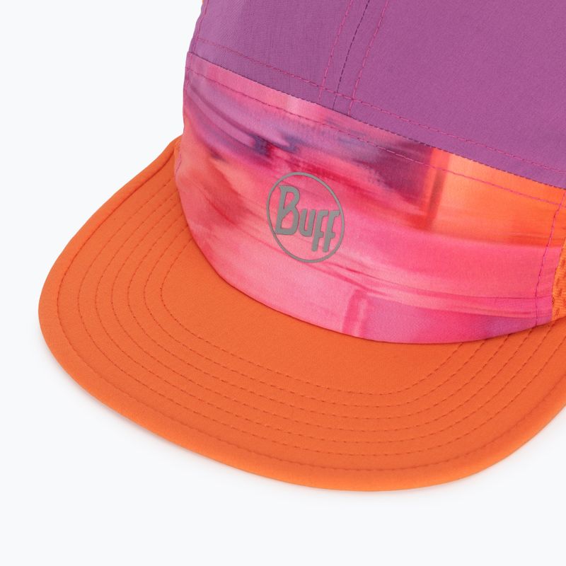 Cappellino con visiera BUFF 5 Go sish tangerine Panel 3