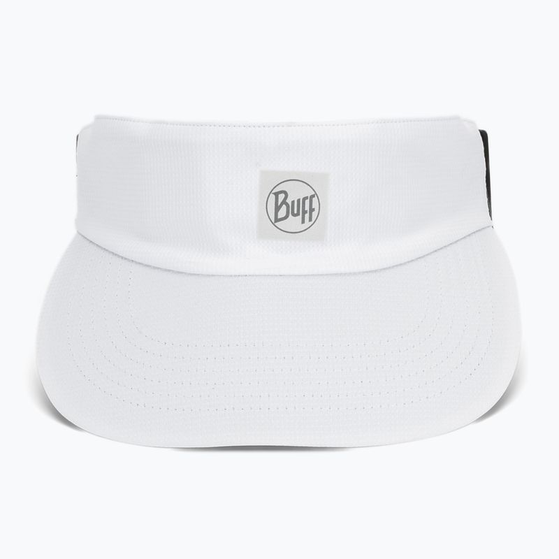 BUFF Go Visor Visiera da corsa bianca solida 2