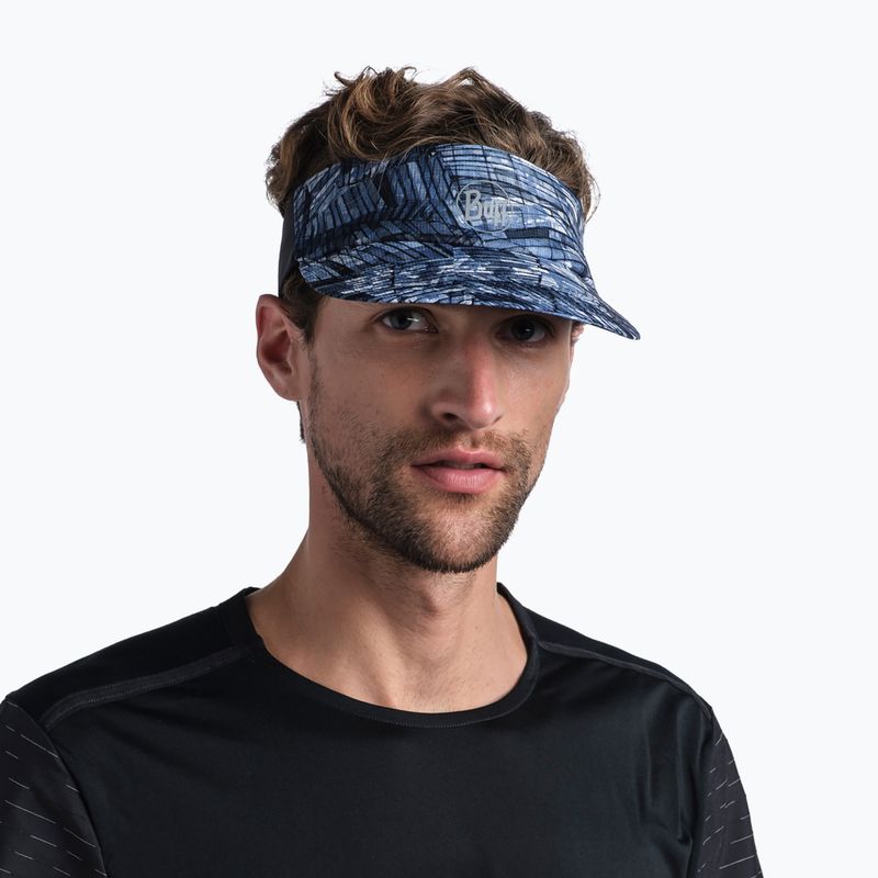 BUFF Go Visor Tettuccio da corsa Gline grigio 10