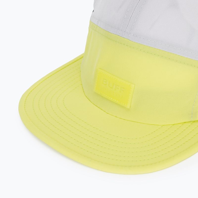 Cappellino con visiera BUFF 5 Panel Go domus lime 3