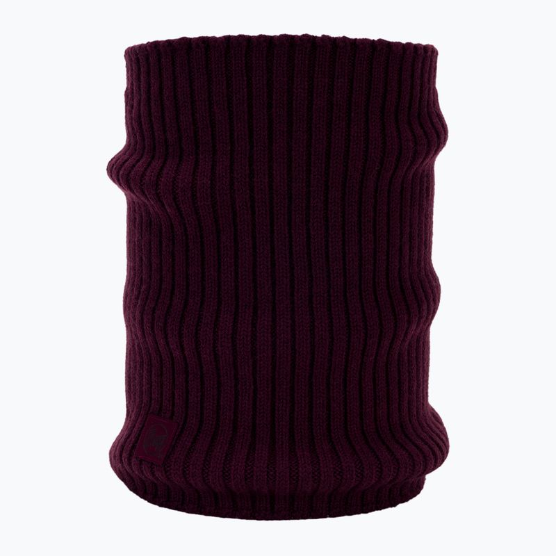 BUFF Snood Norval maroon lavorato a maglia