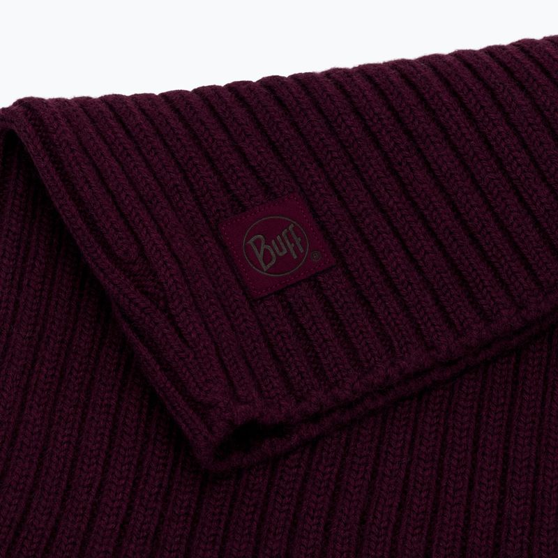 BUFF Snood Norval maroon lavorato a maglia 3