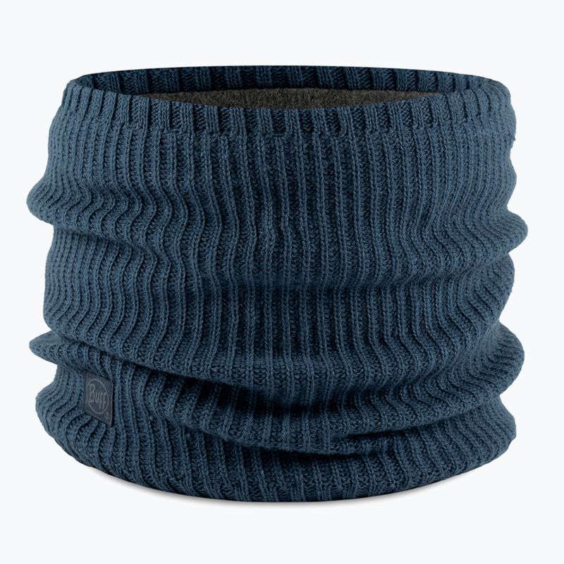 BUFF Passamontagna in maglia e pile Rutger blu acciaio