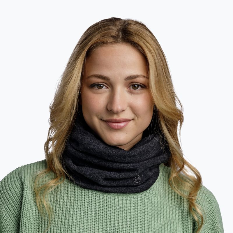 Imbragatura multifunzionale BUFF Merino Fleece nero 4