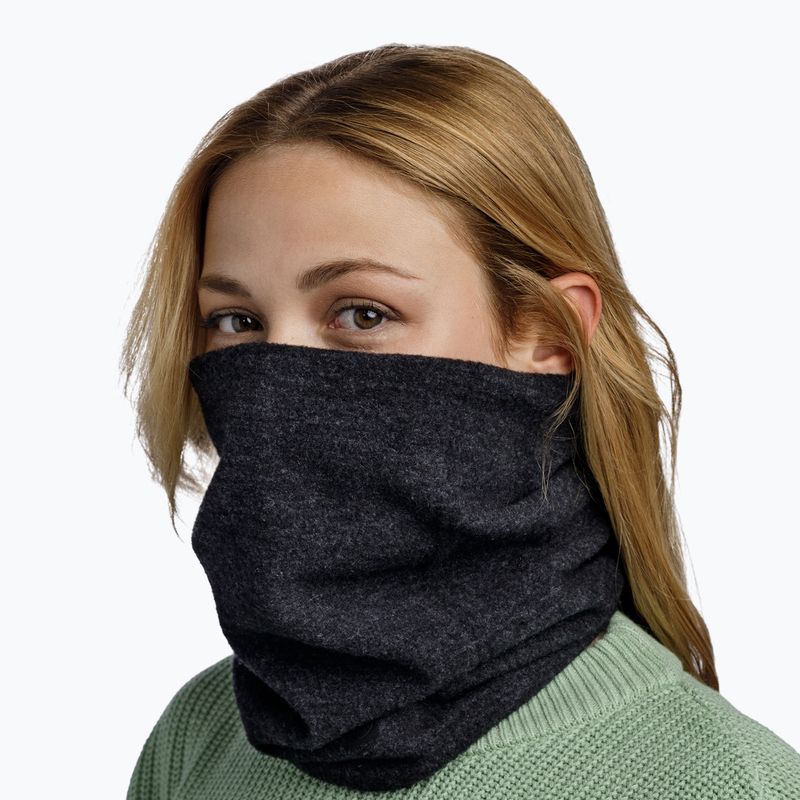 Imbragatura multifunzionale BUFF Merino Fleece nero 5