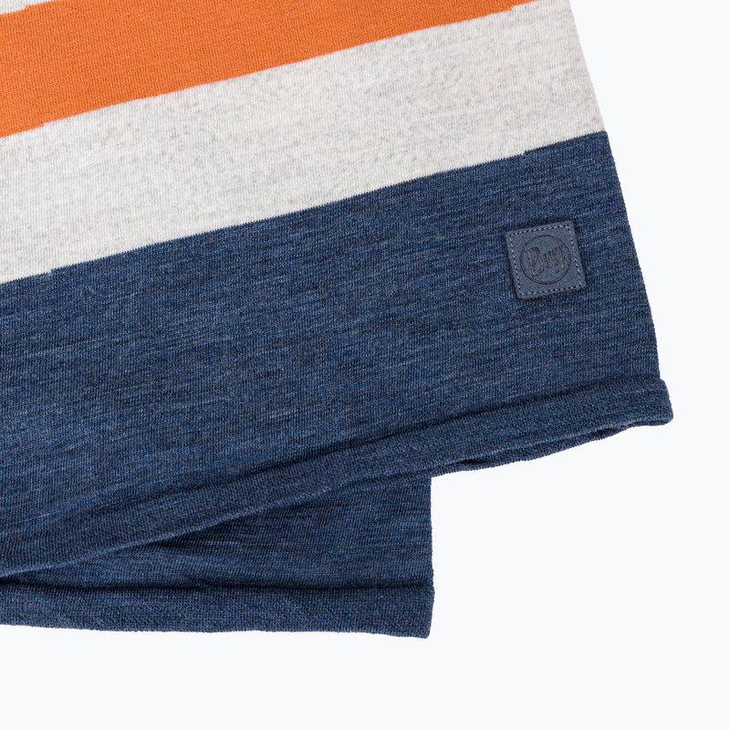 Imbragatura multifunzionale BUFF Merino Move blu acciaio 3