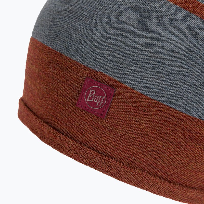 Berretto invernale BUFF Merino Move mogano 3